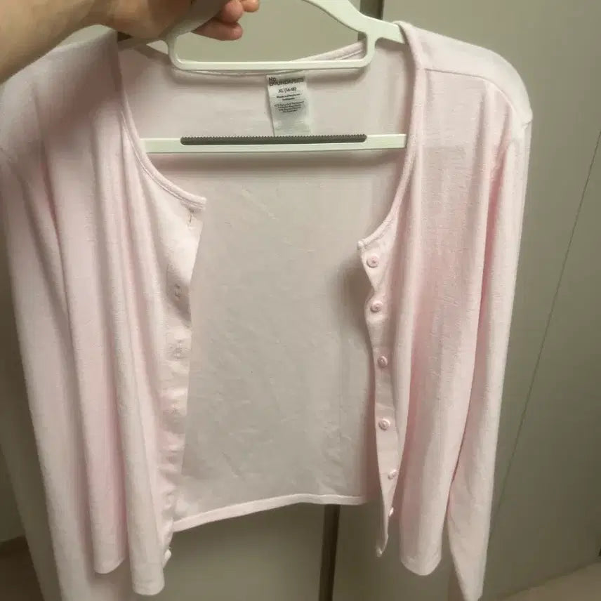 [BUNJANG] Women's Pink Cardigan XL / 핑크 가디건 XL