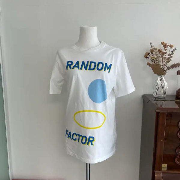 [BUNJANG] PLYS White Printing Short Sleeve T-Shirt / [PLYS] 화이트 프린팅 반팔 티셔츠