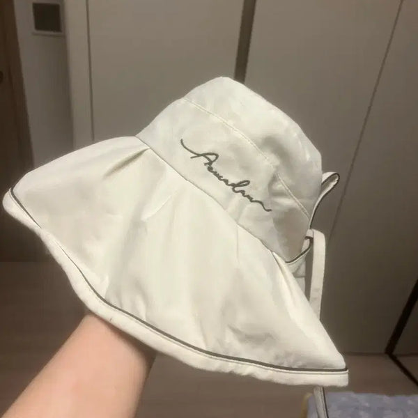 [BUNJANG] Wide Brim Sun Protection Bucket Hat / 자와선차단모자