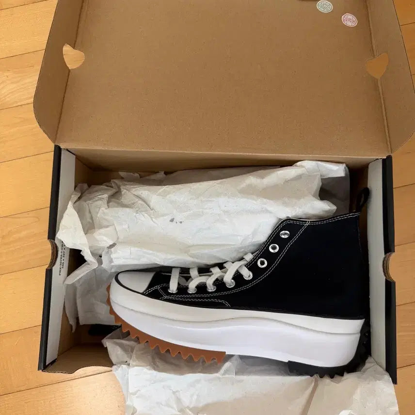 [BUNJANG] Converse Run Star Hike Black White Size 270 New / 컨버스 런스타 하이크 검흰 270 사이즈 새상품