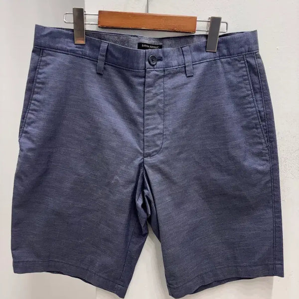 [BUNJANG] Banana Republic Men's 32 Navy Pinstripe Cotton Shorts - New / 바나나리퍼블릭 남자32 블루계열 고급스러운면반바지 새상품