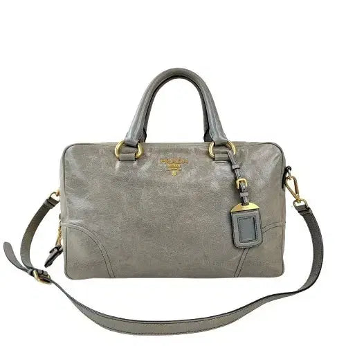 [BUNJANG] Prada Vitello Shine 2-Way Satchel Bag / 정품 프라다 비텔로 샤인 2-WAY 사첼백