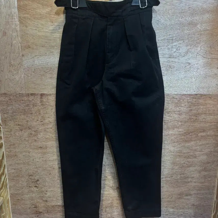 [BUNJANG] Maison Kitsuné Women's Chino Pants Black Size 34 / 메종키츠네 여성 치노팬즈 블랙 34사이즈