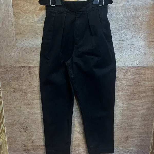 [BUNJANG] Maison Kitsuné Women's Chino Pants Black Size 34 / 메종키츠네 여성 치노팬즈 블랙 34사이즈