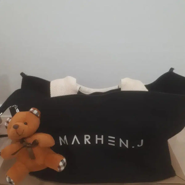 [BUNJANG] MARHEN.J Tote & Crossbody Bag Black / 마르헨제이 가방 블랙