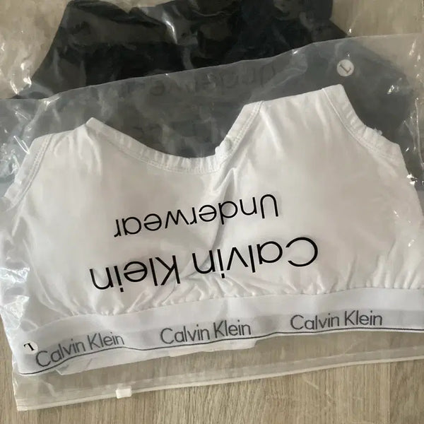 [BUNJANG] Calvin Klein Underwear Set (White/Black) / 캘빈클라인 속옷 세트 (화이트/블랙)