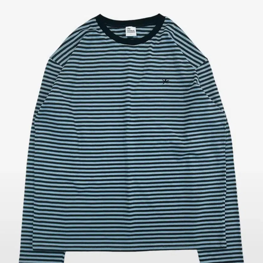 [BUNJANG] The Coldest Moment Mini Logo Stripe Long Sleeve / 더콜디스트모먼트 mini logo stripe long sleeve