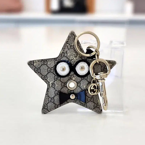 [BUNJANG] Gucci GG Supreme Star Bag Charm Keychain / 구찌 GG 수프림 스타 백참 키홀더