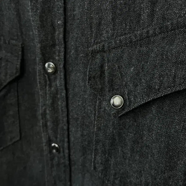 [BUNJANG] Fullcount Denim Western Shirt / 풀카운트 데님 웨스턴 셔츠