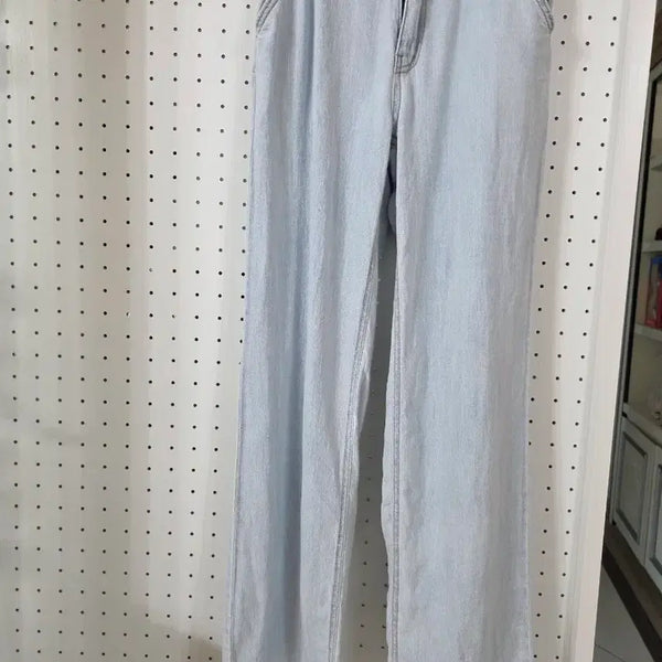 [BUNJANG] NEED:J Light Wash Wide Denim Pants / NEED:J 아이스청 와이드 팬츠