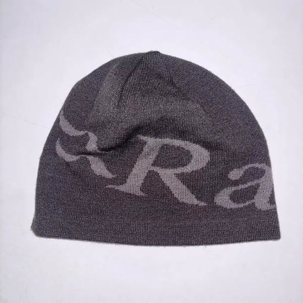 [BUNJANG] Rap Logo Beanie Anthracite Granite / 랩 로고 비니 앤트러사이트 그래나이트