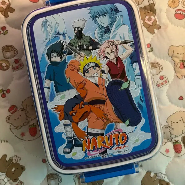 [BUNJANG] Naruto Lunch Box Container Vintage / 나루토 도시락통 소품함 보관함 고전 빈티지