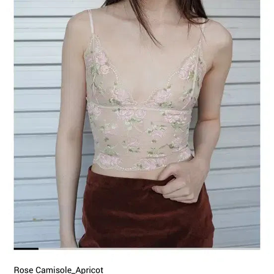 [BUNJANG] Nuunu Rose Camisole Apricot / nuuanu Rose Camisole_Apricot (1) 한번착용