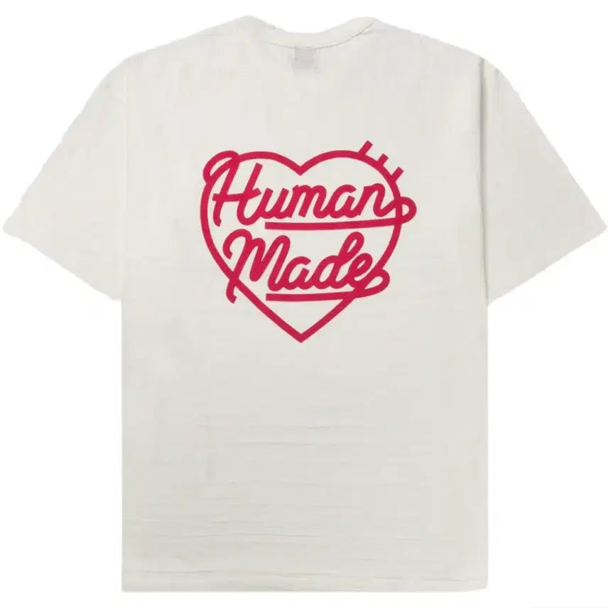 [BUNJANG] Human Made Pocket T-Shirt White L / 휴먼 메이드 포켓 티셔츠 화이트 L