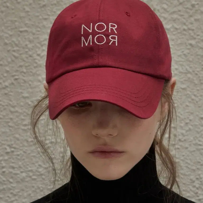 [BUNJANG] Nomar Symbol Baseball Cap Burgundy / 새상품) 노머 심볼 베이스 볼 캡 버건디