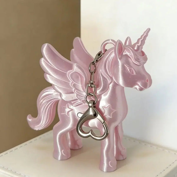 [BUNJANG] Unicorn Heart Charm Keychain / 유니콘 키링