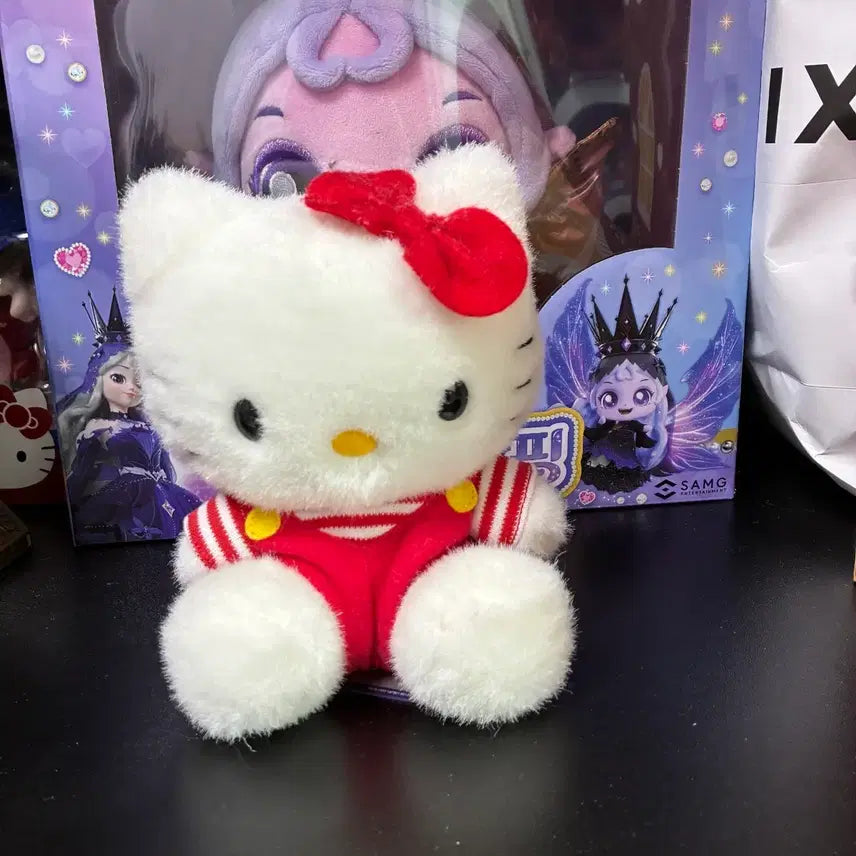[BUNJANG] 1999 Classic Hello Kitty Clap-Activated Moving Red Ribbon Kitty / 99년 고전키티 박수치면 움직이는 빨간 리본 키티