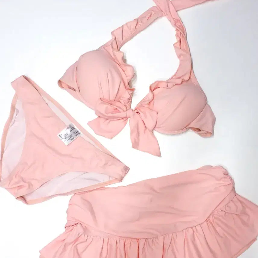 [BUNJANG] Japanese Vintage Latte Gyaru 3-Piece Bikini / 일본 빈티지 라떼갸루 3피스 비키니 리즈리사 트랄라라 히메카지
