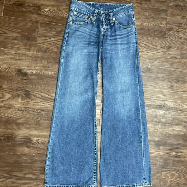 [BUNJANG] Levi's 90s Low Rise Bootcut Flare Denim Jeans - Size 27 / 90s 리바이스 로우라이즈 부츠컷 데님 팬츠 플레어진 27