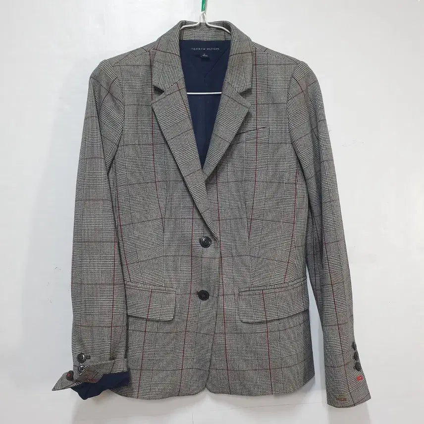 [BUNJANG] Tommy Hilfiger Check Blazer Jacket / 타미힐피거 체크 블레이저 자켓