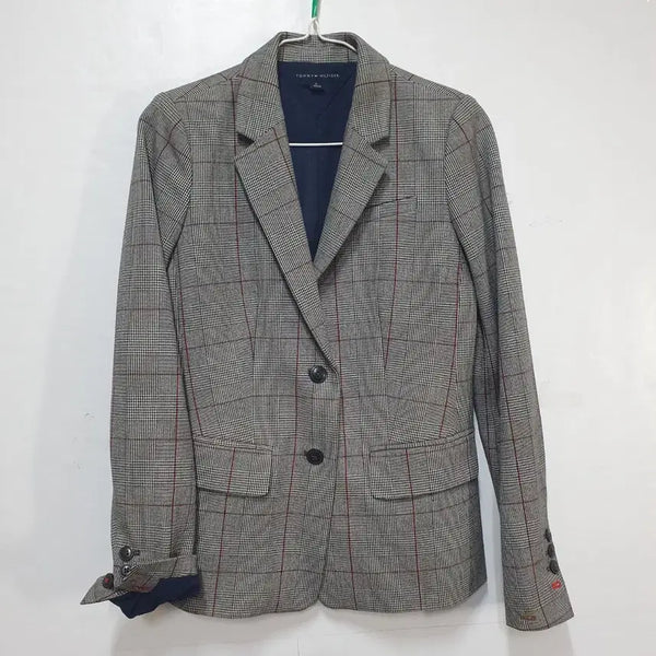 [BUNJANG] Tommy Hilfiger Check Blazer Jacket / 타미힐피거 체크 블레이저 자켓