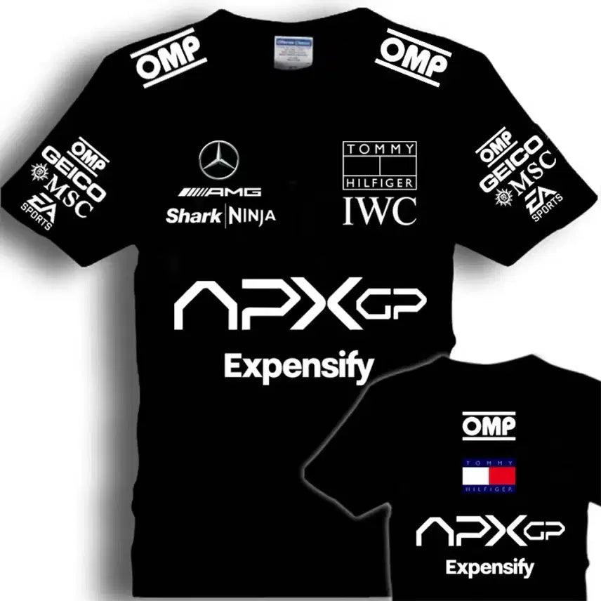 [BUNJANG] APXGP Expensify Short Sleeve T-Shirt Black / 블랙 APXGP Expensify 반팔 티셔츠