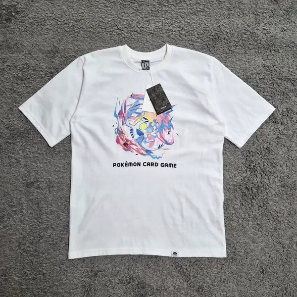 [BUNJANG] Pokemon Card Game 2024 Korean League Lugia Graphic T-Shirt XL / XL) 포켓몬 카드게임 2024 코리안리그 반팔 티셔츠 굿즈 루기아