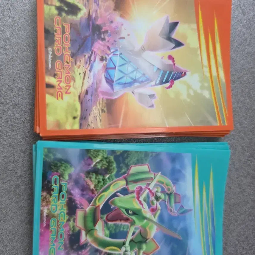 [BUNJANG] Pokemon Card Sleeves Bundle (Monster Ball & Lake Designs) / 포켓몬카드 슬리브 21개+23개+서비스 피카츄 슬리브 1개
