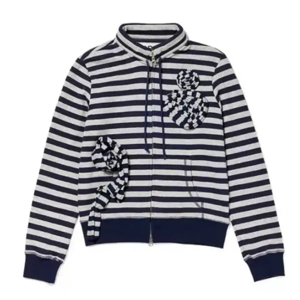 [BUNJANG] Openyy Apelli Zip-up / 오픈와이와이 아플리케집업