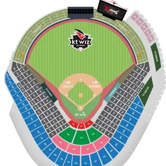 [BUNJANG] KT Wiz vs Lotte Giants Baseball Game Tickets / 7/5(일) 18시 kt위즈 롯데자이언츠 수원위즈파크 3루스카이존(롯데쪽
