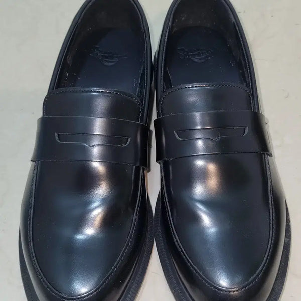 [BUNJANG] Dr. Martens Temera Loafer Black Polished Smooth Leather Shoes / 닥터마틴 테마라 로퍼 블랙 폴리시드 스무스 250mm