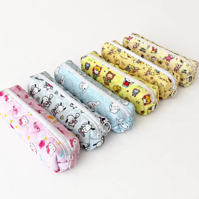 [BUNJANG] Handmade Quilted Pencil Case & Brush Pouch / [핸드메이드] 12종 캐릭터 필통 & 브러쉬 파우치