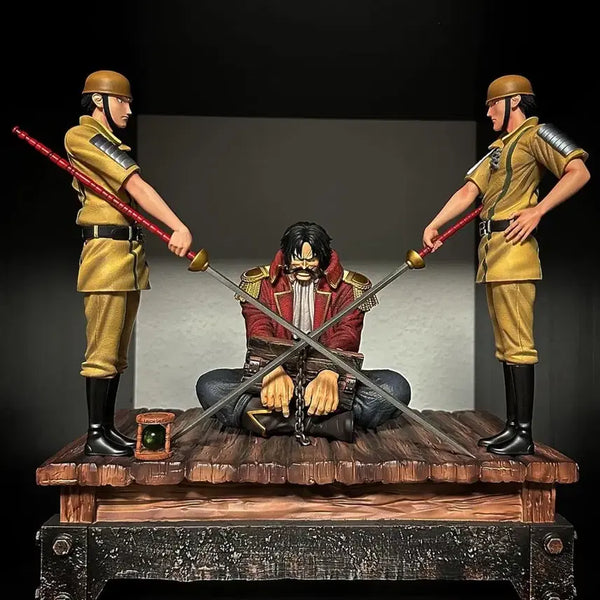 [BUNJANG] BT STUDIO Roger Execution Stand Seated Figure / BT STUDIO 골D 로저 처형대 원피스 레진 피규어 좌상 골디로저