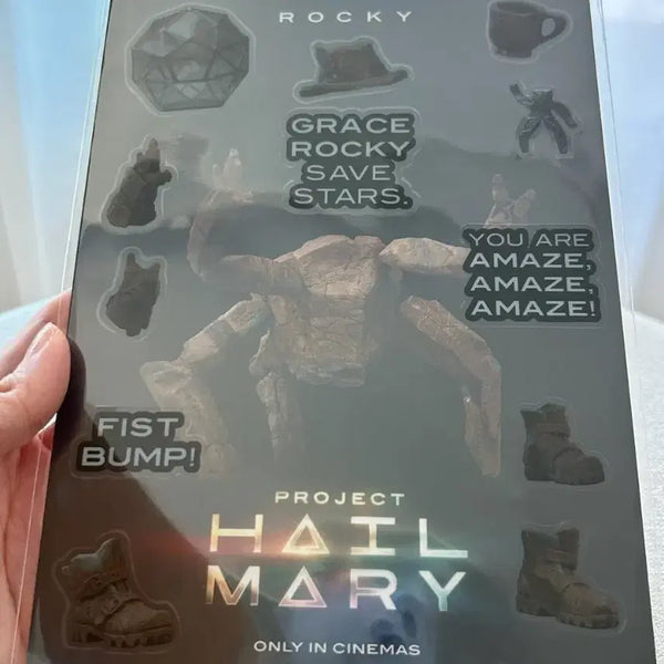 [BUNJANG] Project Hail Mary Rocky Deco Sticker Kit / 프로젝트 헤일메리 로키 꾸미기 스티커 키트