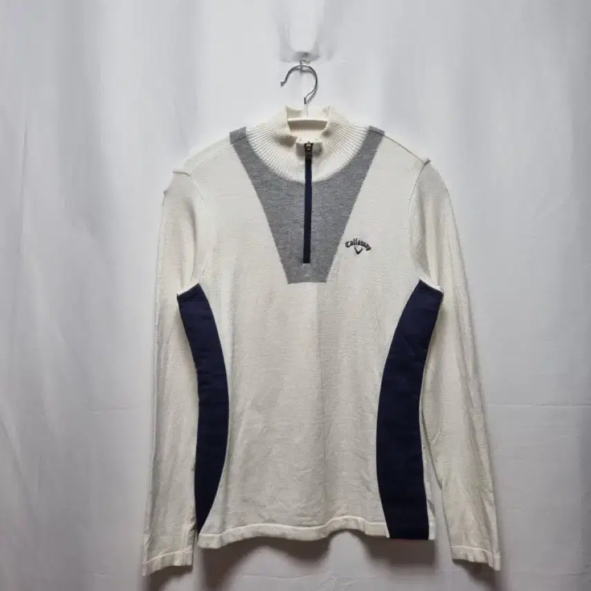 [BUNJANG] Callaway Golf Half-Zip Knit Sweater / 캘러웨이 골프 반집업 니트