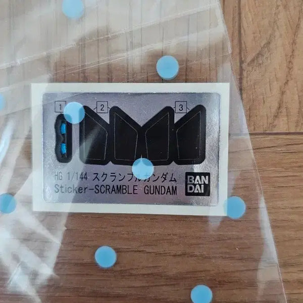 [BUNJANG] Bandai HG 1/144 Scramble Gundam Foil Sticker / 반다이 HG 1/144 스크램블 건담 호일 스티커