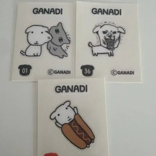[BUNJANG] Ganadi Sticker Bundle Set / 가나디 띠부씰 일괄
