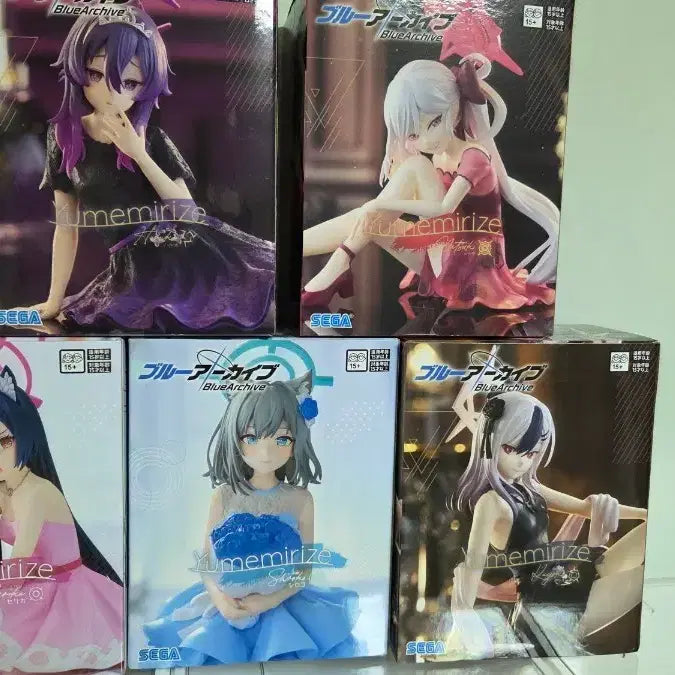 [BUNJANG] Blue Archive Figure Set (5 Figures) / 블루아카이브 피규어 5종