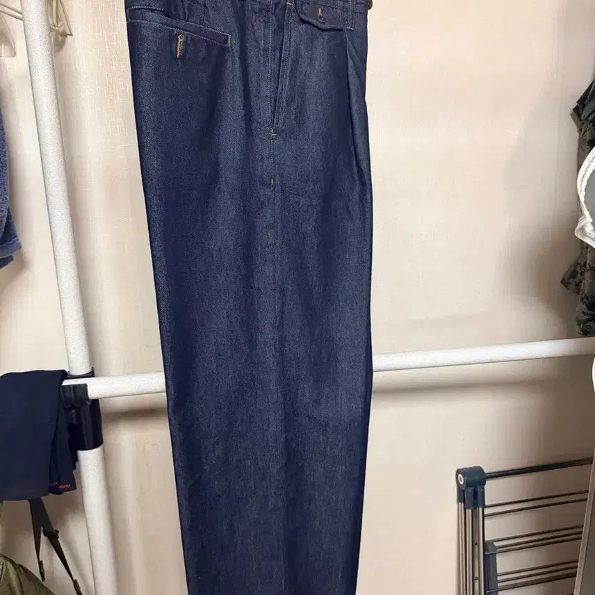 [BUNJANG] Pottery Oversized Wide Denim Blue 2 (30) / 포터리 오버사이즈 와이드 데님 블루 2 (30)