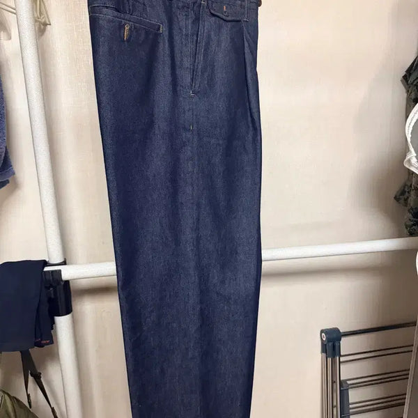 [BUNJANG] Pottery Oversized Wide Denim Blue 2 (30) / 포터리 오버사이즈 와이드 데님 블루 2 (30)