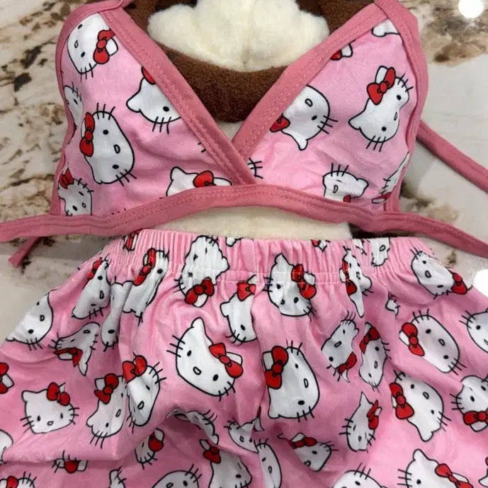 [BUNJANG] Hello Kitty Bikini Set / 헬로키티 비키니세트