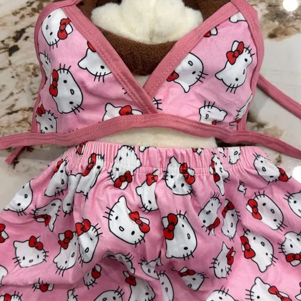 [BUNJANG] Hello Kitty Bikini Set / 헬로키티 비키니세트