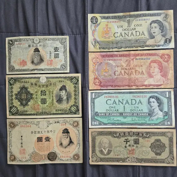 [BUNJANG] International Banknote Bundle Set / 지폐일괄