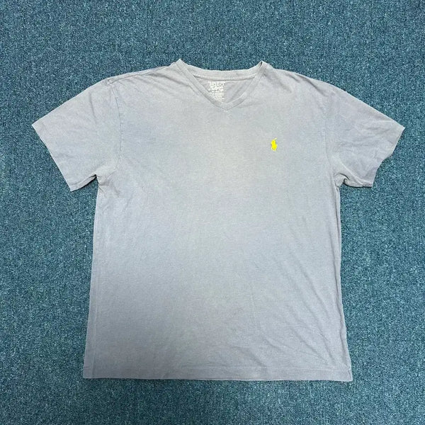 [BUNJANG] Polo Ralph Lauren V-Neck T-Shirt (Size M) / 폴로 랄프로렌 브이넥 반팔티M