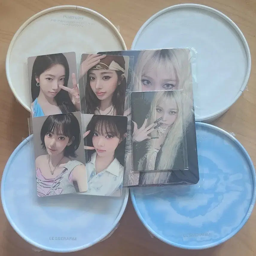 [BUNJANG] LE SSERAFIM PUREFLOW Boom Palla Sealed Album Set + POB / 르세라핌 PUREFLOW 붐팔라 미개봉 앨범 세트+ 영통, 위버스샵 특전