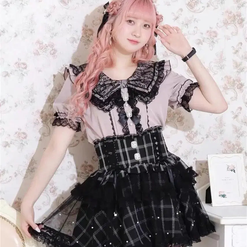 [BUNJANG] Noemie Double Ribbon Sailor Blouse / 노에미 더블리본 세일러 블라우스 양산형지뢰계리즈리사로지타시크릿허니