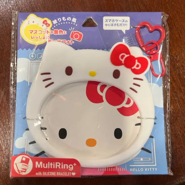 [BUNJANG] Hello Kitty Silicone Strap Multi-Ring / 헬로키티 핸드폰 멀티링 실리콘 스트랩