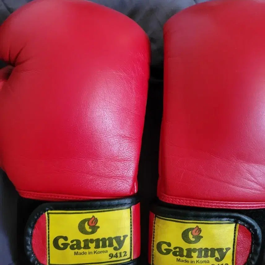 [BUNJANG] Gami Boxing Gloves Red 12oz / 가미 복싱 글러브 레드12온스