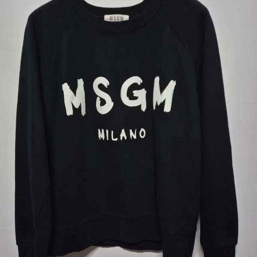 [BUNJANG] MSGM Milano Logo Sweatshirt Black / [남녀공용95]MSGM 밀라노 로고 맨투맨 블랙