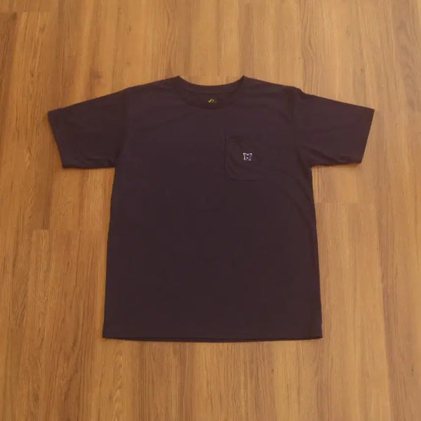 [BUNJANG] Needles Logo Pocket Crewneck T-Shirt / 니들스 로고 포켓 크루넥 티셔츠